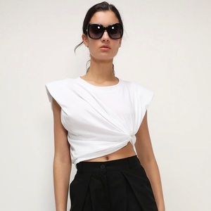 Storets Elena Padded Shoulder T-Shirt